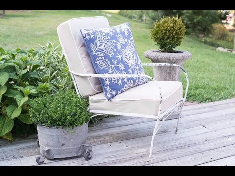 How to Make a Zippered Chair Cushion - Mythic Seam