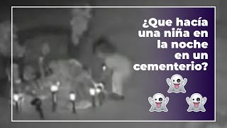 Pequeña Niña Aparece En Video De Cementerio Un Fantasma?