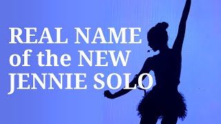 Real name of the new Jennie solo is NOT "You & Me"