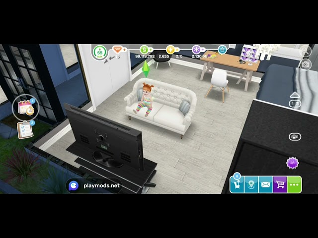 THE SIMS FREEPLAY LEVEL 55! COMO BAIXAR! E THE SIMS FREEPLAY DINHEIRO  INFINITO! 