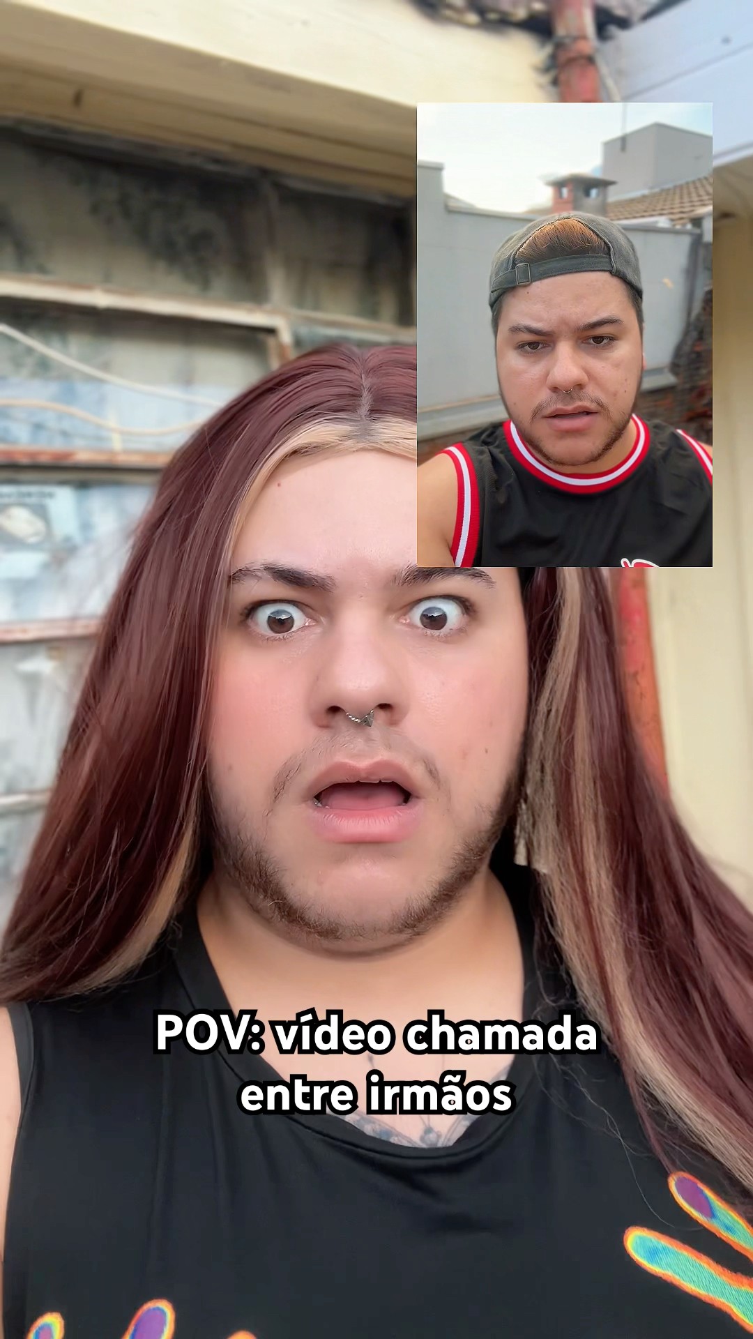 VÍDEO CHAMADA ENTRE IRMÃOS