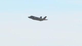 F-35s fly over at BTV
