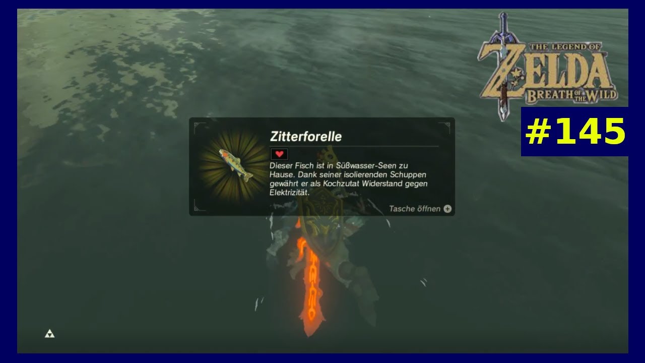 Zelda Breath Of The Wild Zitterforelle Die Jagt nach einer Zitterforelle. Zelda BotW #145 (german) - YouTube