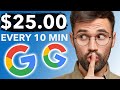Generate $25.00 EVERY 10 Min Using FREE Google App As a Beginner! [Make Money Online 2023]