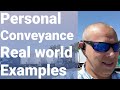 Personal Conveyance simplified. Real-world examples.