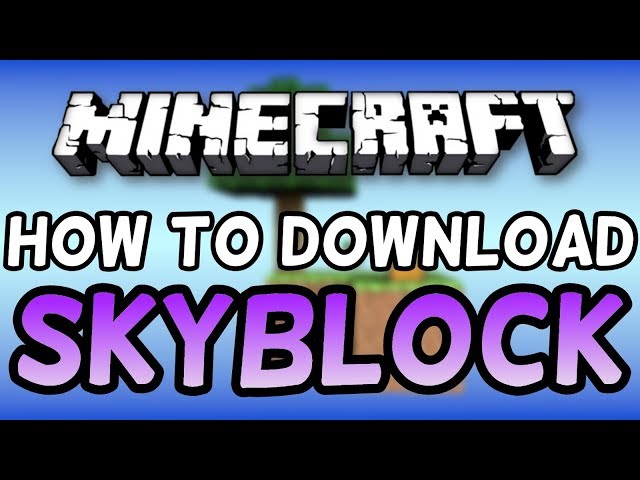 CRIEI UM MAPA DE SKY BLOCK PARA MINECRAFT JAVA EDITION 1.12.2 