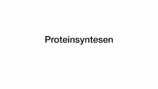 Proteinsyntesen - Biologi