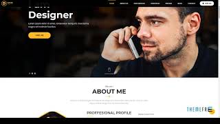 MyBio - One Page Personal Portfolio HTML Template with Blog pages