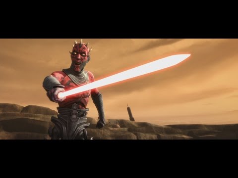 Star Wars: The Clone Wars - Obi Wan &amp; Adi Gallia vs. Darth Maul &amp; Savage Opress [1080p]