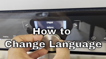 Siemens Oven - How to Change Language