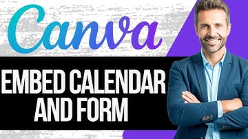 How to Embed a Calendar and Form In Canva Website | Full Tutorial 2025