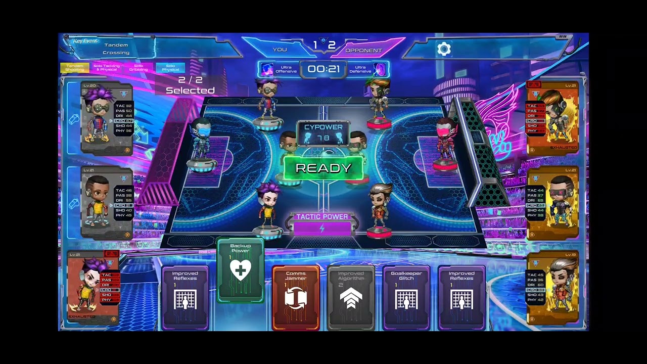 Cyball Game - Facing Stronger Opponent Strategy [un-edited game record]