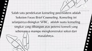 Praktik Konseling Pendekatan Solution Focused Brief Counseling (SFBC)