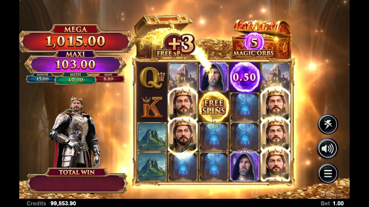 AVALON 3 Slot by Stormcraft Studios - Preview and all Features Played! - YouTube