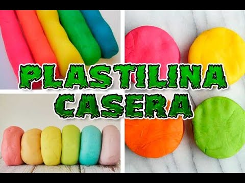 Plastilina Casera NO TÓXICA para niños - Como hacer plastilina con