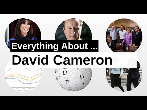 Videó: David Cameron: fotó, életrajz