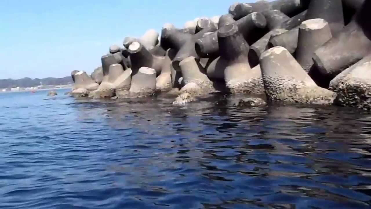 鎌倉カヤック釣り日記ー春の海ひねもす小坪テトラポットを見学す Youtube