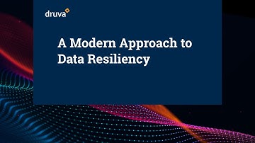 A Modern Approach to Data Resiliency