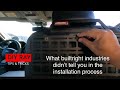 Buildright industries didnt tell you about installation process of rigid seatback molle panel kits