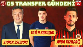 DOMENEC TORRENT STOPER TRANSFERİ İSTEDİ GALATASARAY'IN HEDEFİNDE ARDA KIZILDAĞ VE FATİH KURUÇUK VAR