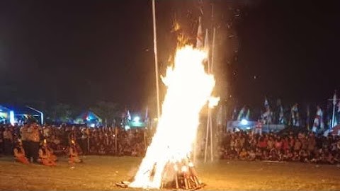 Prosesi API UNGGUN Jambore Ranting Balapulang Tegal 2022