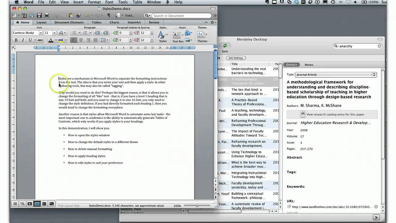 Mendeley Installing Word 7 Mac Plugin