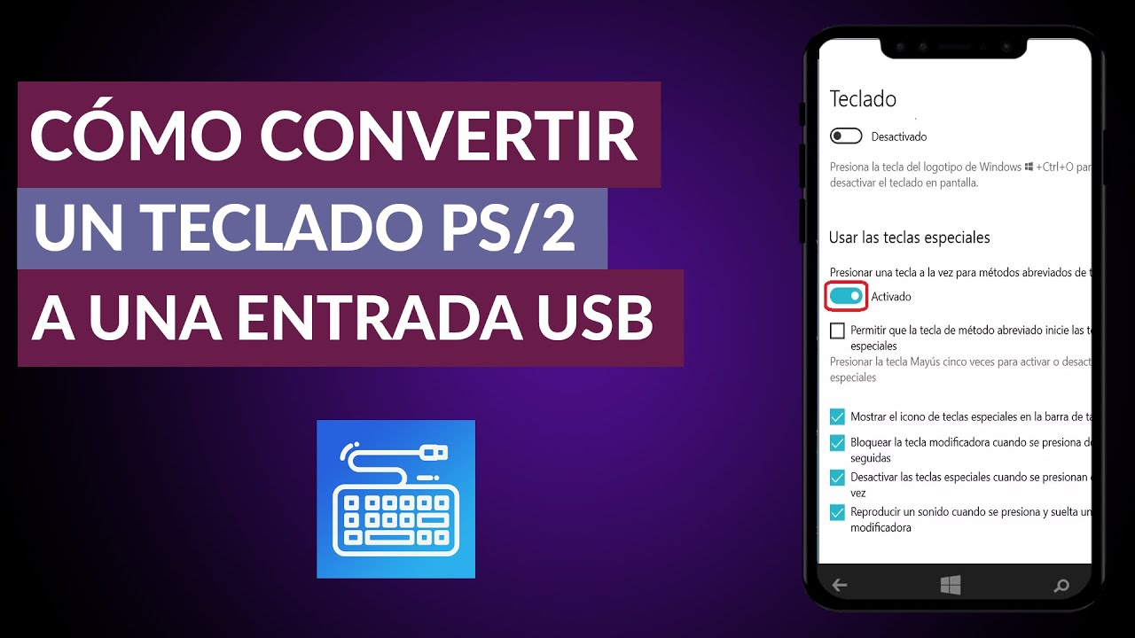 Cómo Convertir un Teclado PS/2 a una Entrada USB paso a paso YouTube