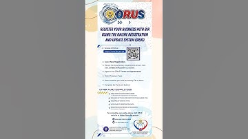 REGISTER YOUR BUSINESS WITH BIR ONLINE USING ONLINE REGISTRATION AND UPDATE SYSTEM (ORUS)