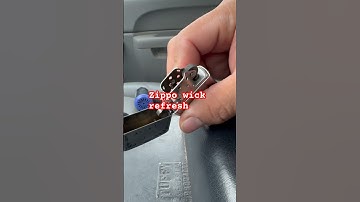 Zippo lighter. Wick refresh. Tips and tricks maintenance. #lighter #zippo #thebest