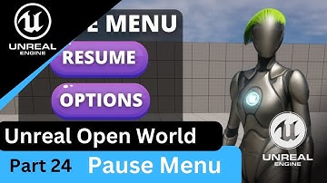 Unreal Engine 5 How to make a Simple Pause Menu - UE5 Open World Tutorials #24 | Beginner Tutorial