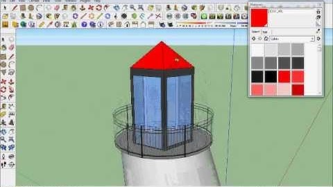 making lighthouse sketchup