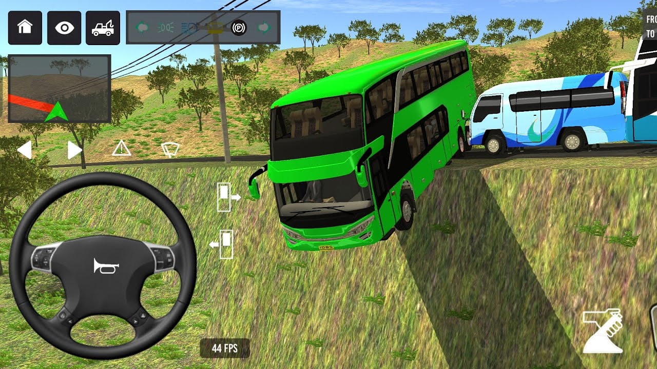 Euro Bus Driving Game 2024 Indonesia Bus Simulator Public Transportation Android Gameplay 830