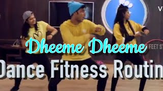 Dheeme Dheeme| Tony Kakkar | Zumba Fitness| 100 FEET Studio| Hyderabad Resimi