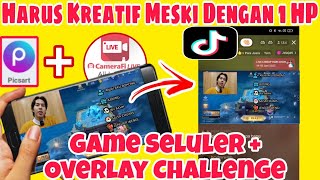 Live Game Facecam + Overlay Dengan 1 HP || Challenge GRATIS - NO WATERMARK screenshot 5