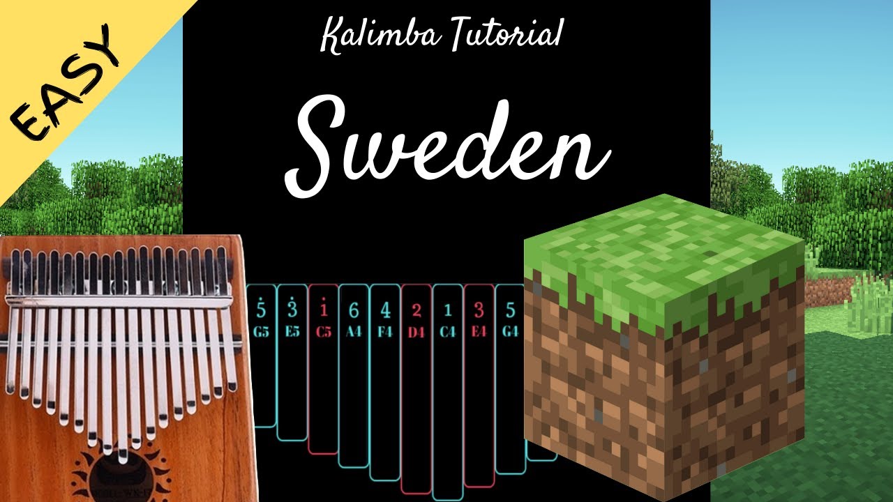 Sweden - C418 Kalimba (Easy) - YouTube