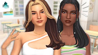 TEEN SIMFLUENCERS 💬 | Sims 4 High School CAS + FULL CC LIST