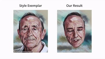 Example-Based Synthesis of Stylized Facial Animations