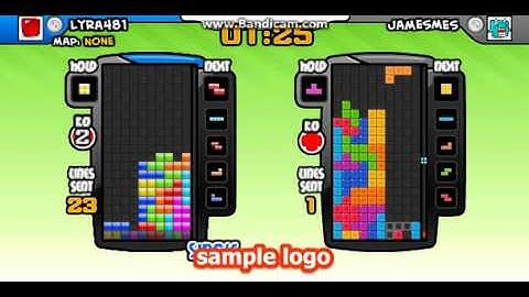 53 Lines Sent and Quickest Win by 3 KO with 4 Wide Combo - Tetris Friends: Tetris Battle 2P