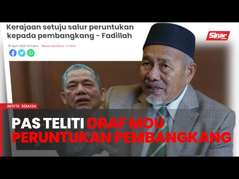 Pas akan teliti draf MoU peruntukan ahli Parlimen pembangkang