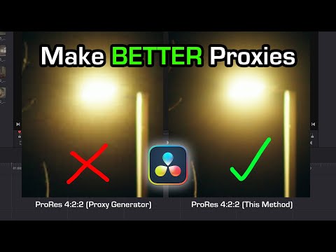 Make BETTER Proxies using DaVinci Resolve! (No Proxy Generator)