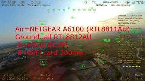 Ruby Digital FPV ..Test Dual Band 2.4g and 5g (RTL8812AU and RTL8811AU)