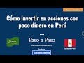 FP#26 Cómo invertir en acciones con poco dinero en Perú