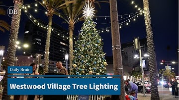 Westwood Village kicks off the season with its annual holiday tree lighting | Daily Bruin