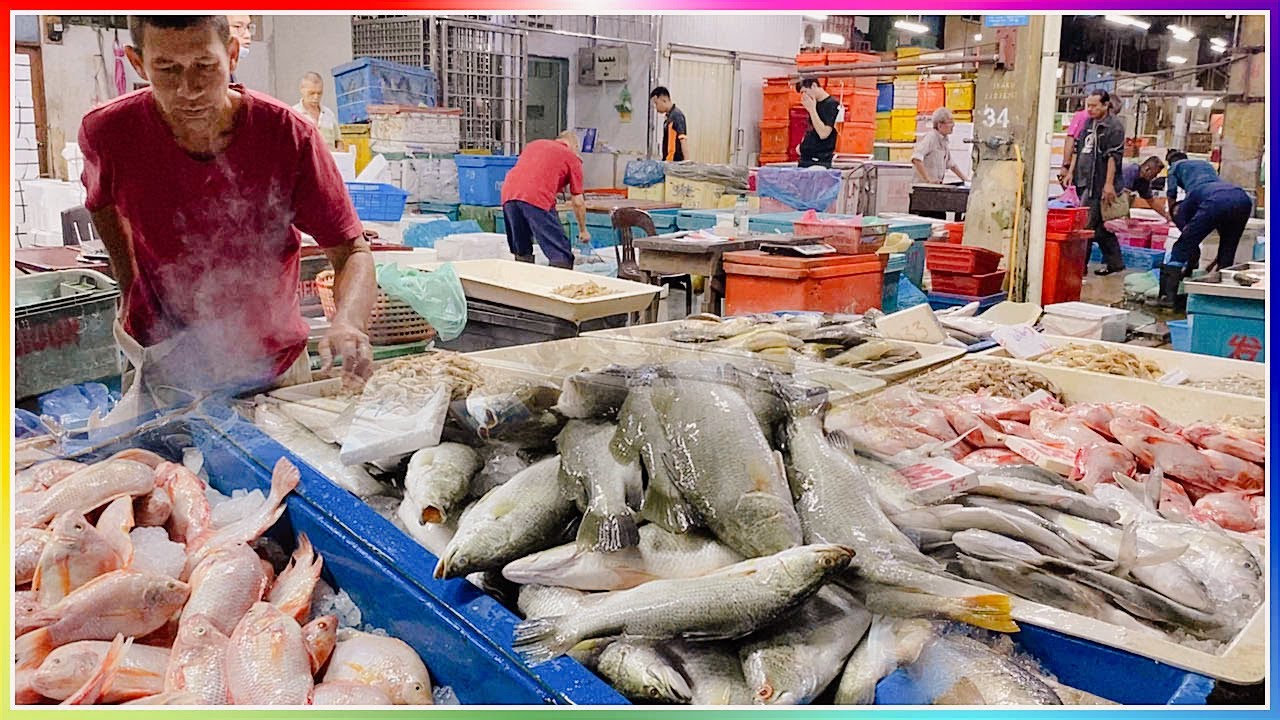 Midnight WHOLESALE FISH MARKET in ASIA Experiance the Local Way of