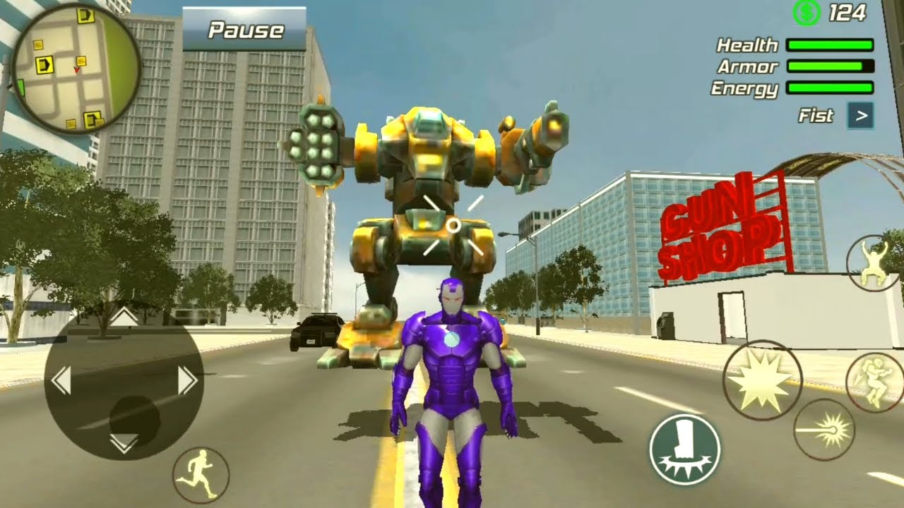 Iron Rope Strange Hero Crime City - Ironman City Battle | Best Android GamePlay HD