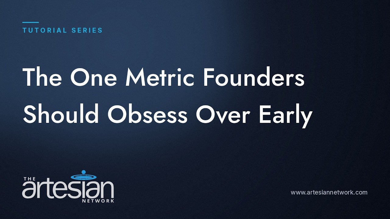 The One Metric Founders Should Obsess Over Early