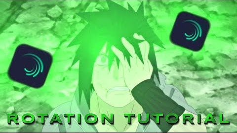 Rotation tutorial like Me | Alight motion