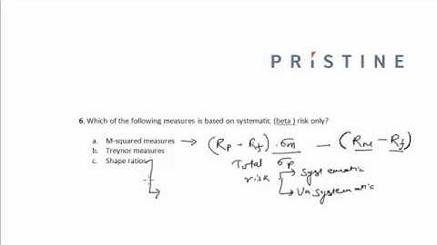 CFA Tutorial: Portfolio Management ( M-squared, Treynor, Shape ratios & Systematic or Beta Risk)