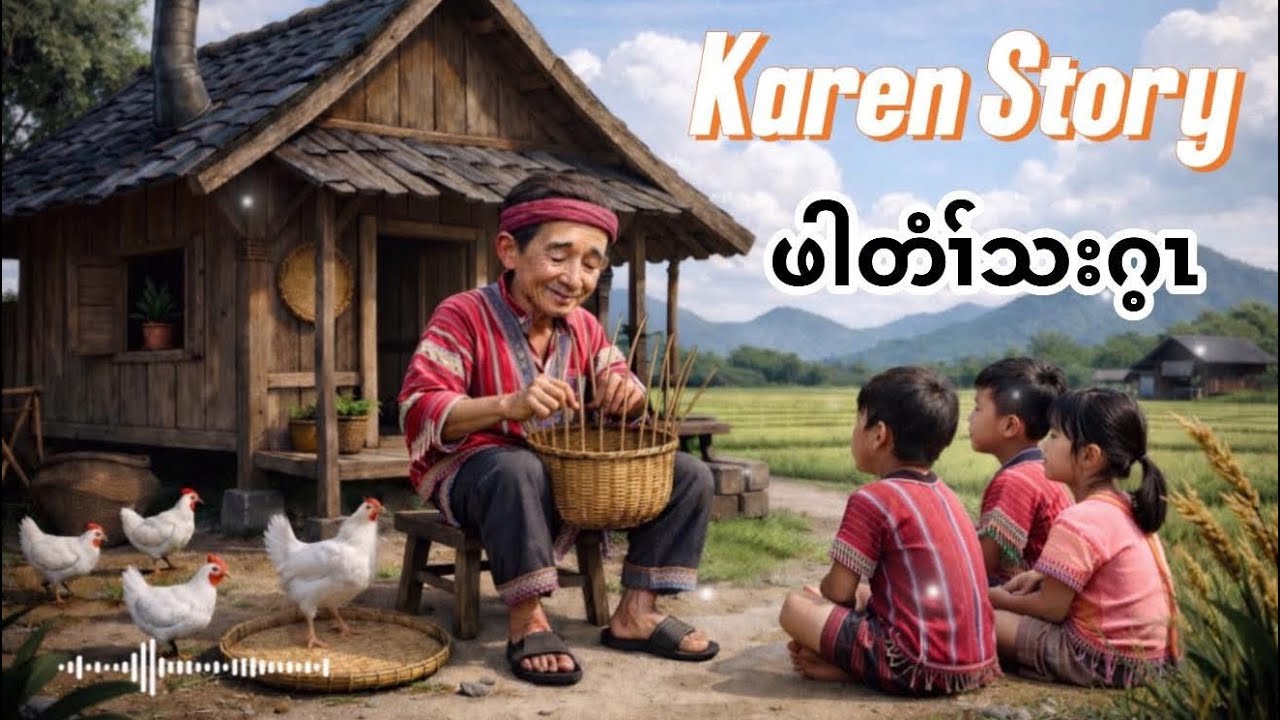 Good man and his old house. ဖါတံၢ်သးဂ့ၤ Karen Story EP.22 #karen 