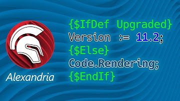 Active Code Rendering - New in 11.2 Alexandria
